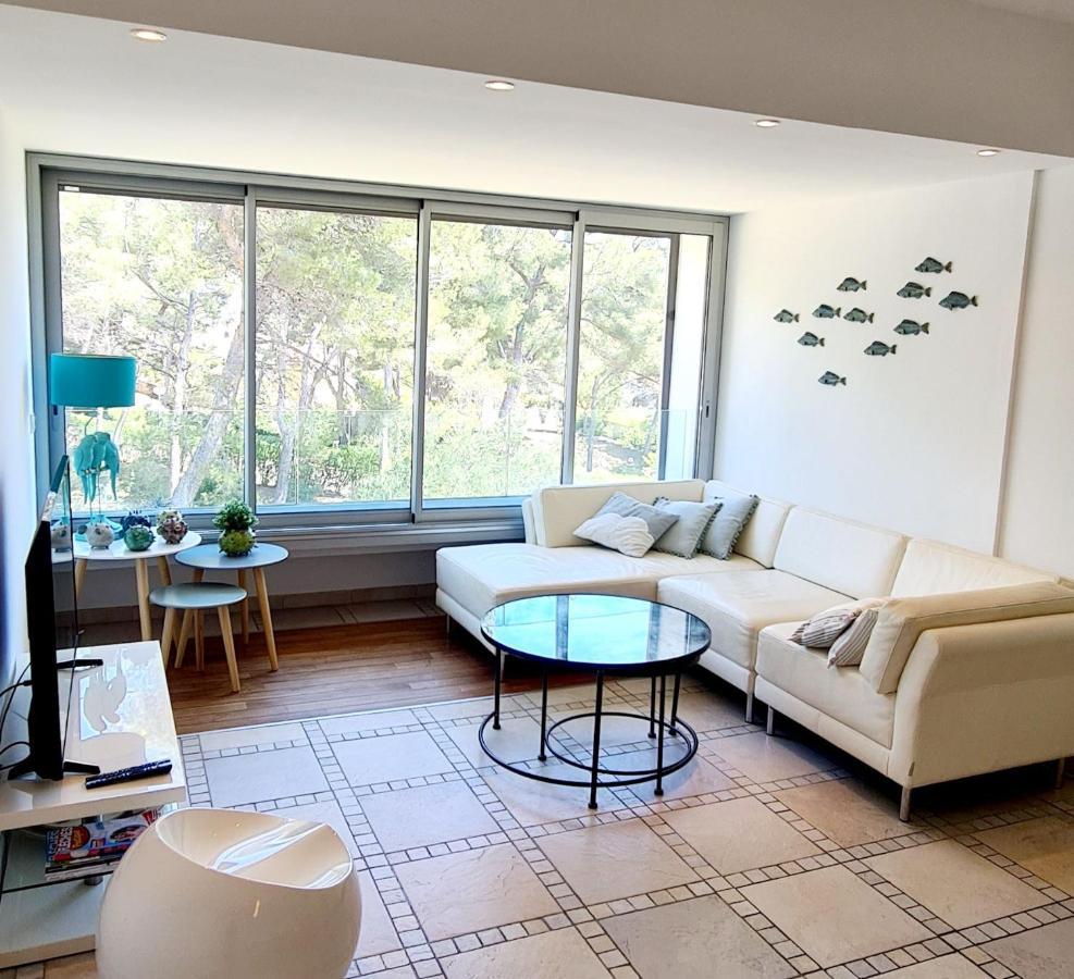 Superbe Appartement Dans Cadre D'Exception - Piscine, Plage Et Tennis Prive Bandol Extérieur photo